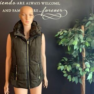 H&M Puffer Vest Olive - Size M